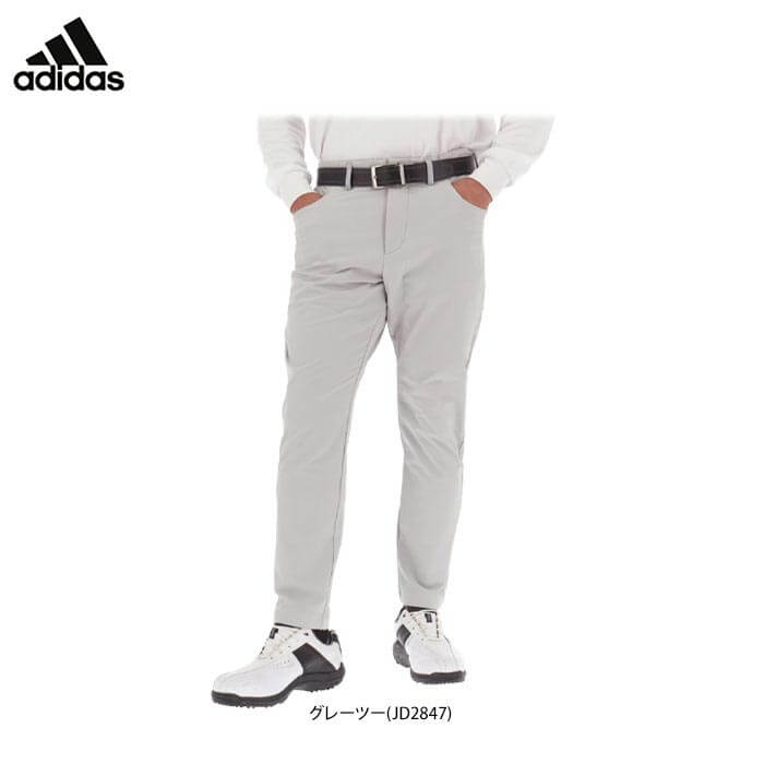 【ブラックフライデー♪クーポンで全品10％割引＋最大P10倍！】11/26まで アディダス メンズ ULTIMATE365 撥水 防風 ロゴプリント EXストレッチ ツアー アンクルパンツ KRU53 [2024年モデル] ゴルフウェア [秋冬モデル 50％OFF] 特価
