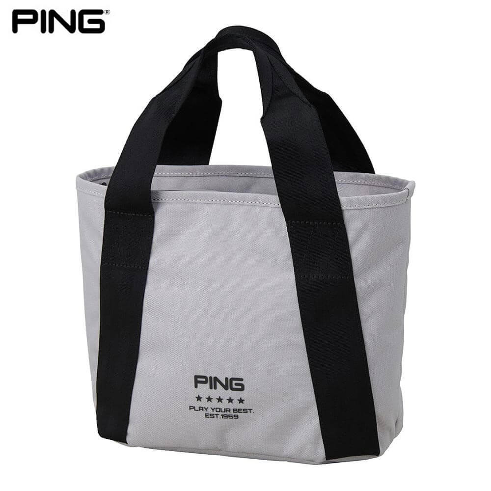 PING ピン パフォーマンス ライン ラウンドトートバッグ GB-F2510 03 グレー [2025年モデル]