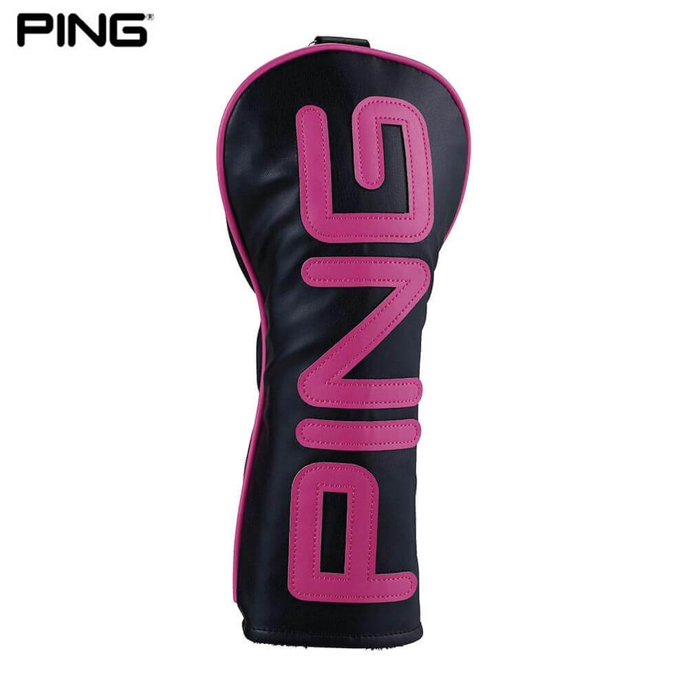 PING ピン カラーコード フェアウェイウッド用 ヘッドカバー HC-U2507 06 ブラック [2025年モデル]