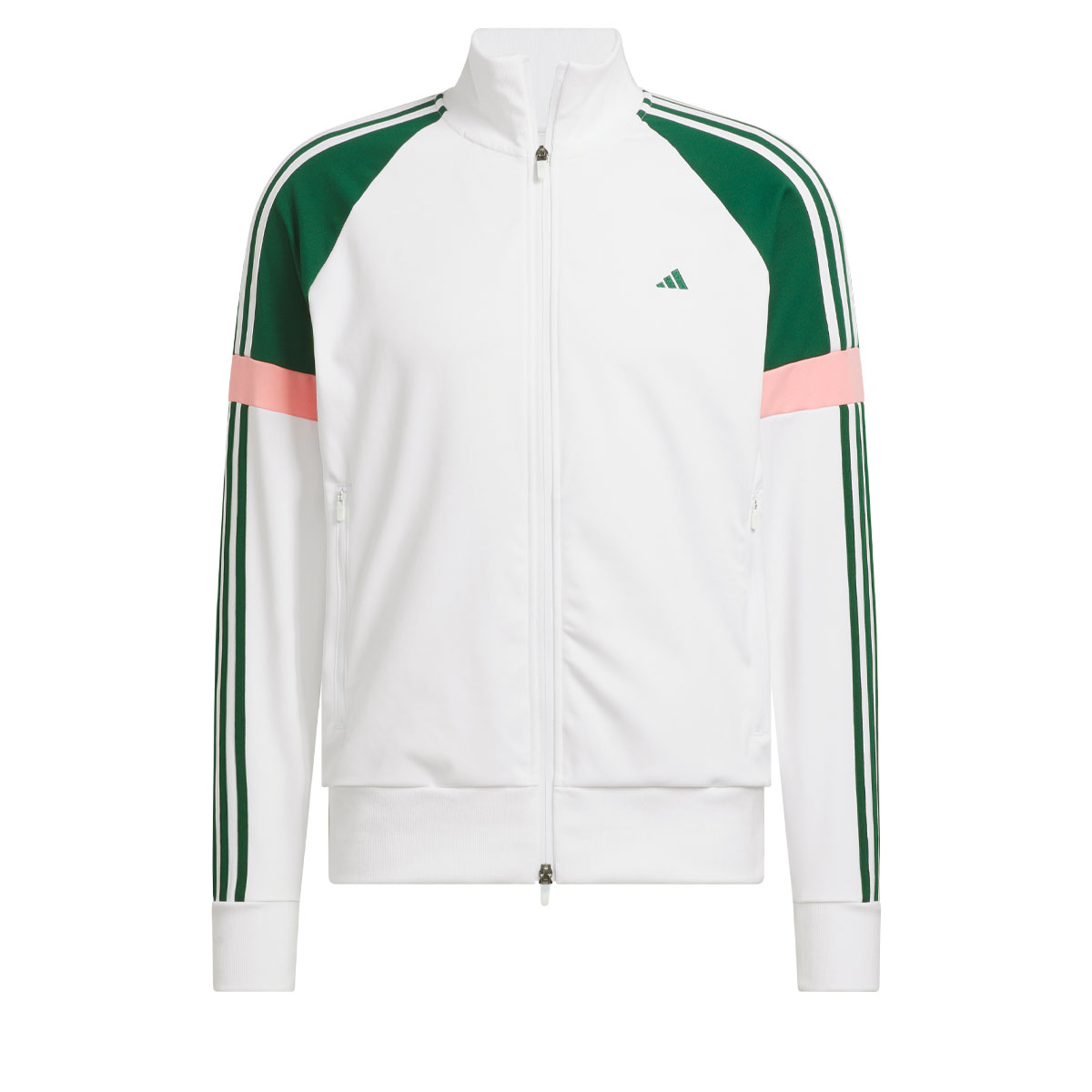 アディダス メンズ ULTIMATE365 カラーブロック ツイストニット 長袖 フルジップ トラック ジャケット JTX75 [2024年モデル] ゴルフウェア [秋冬モデル 50％OFF] 特価