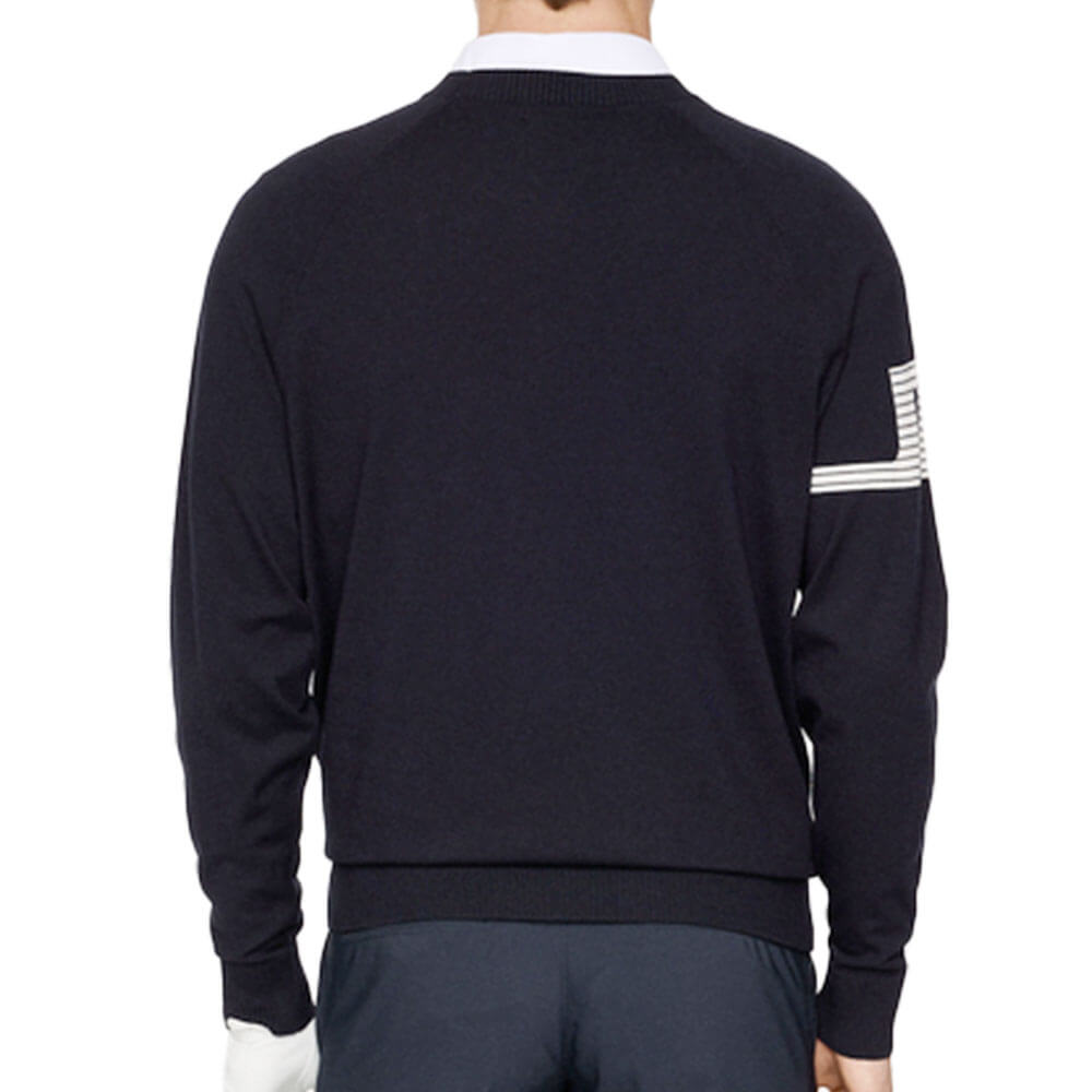 Jリンドバーグ メンズ 長袖 セーター 071-14913 098 ネイビー ゴルフウェア [2025年秋冬モデル]