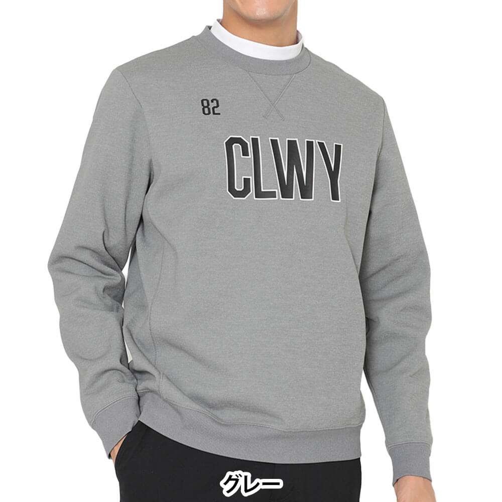 【全品10％割引クーポン＋最大P10倍！】11/10まで　キャロウェイ メンズ 鹿の子 ダブルニット 長袖 クルーネック スウェット C25217103 ゴルフウェア [2025年秋冬モデル]