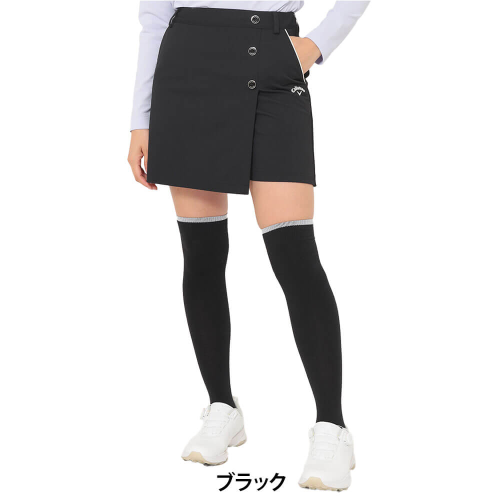 【ポイント大量還元中！】11/3まで　キャロウェイ レディース 8WAY ストレッチ ショートパンツ スカート C25228201 ゴルフウェア [2025年秋冬モデル]