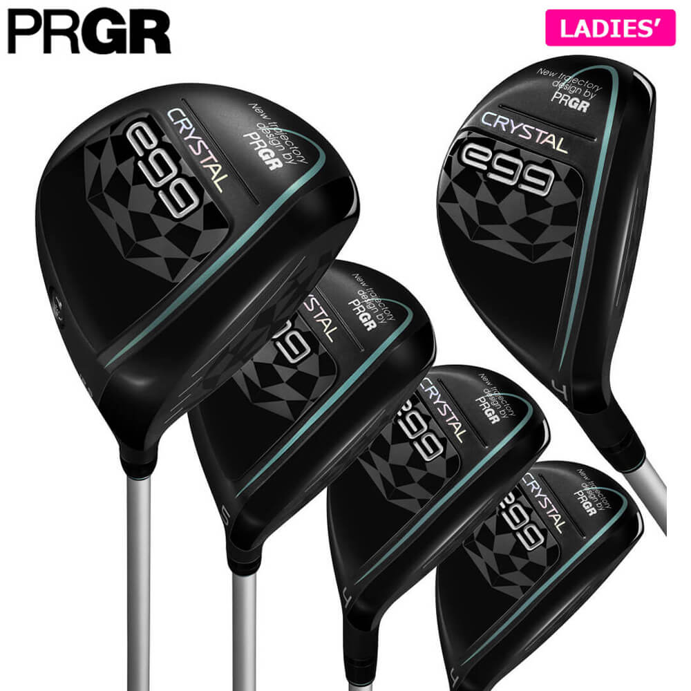 【期間限定キャンペーン】PRGR プロギア レディース CRYSTAL egg クリスタルエッグ ゴルフ女子応援キャンペーン (ドライバー1本、FW1本、UT3...
