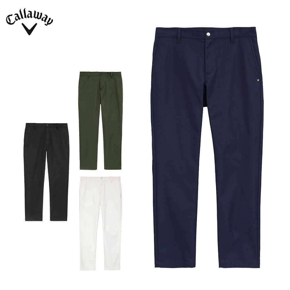 【ポイント大量還元中！】11/3まで　キャロウェイ メンズ ストレッチ ツイル ロングパンツ C25226100 ゴルフウェア [2025年秋冬モデル]