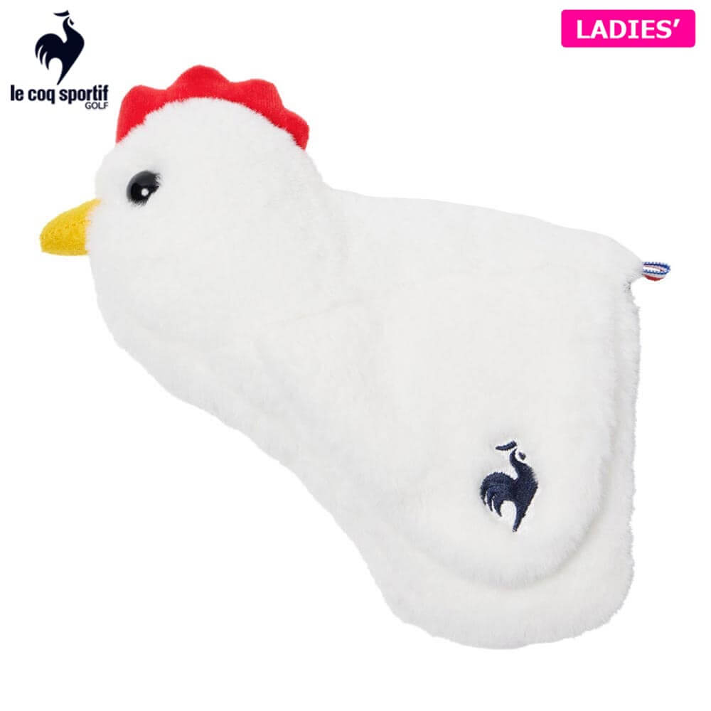 【全品10％割引クーポン＋最大P10倍！】11/10まで　ルコック レディース ボア素材 ピン型・マレット型用 パターカバー LG5FHC50L WH00 ホワイト [2025年モデル]