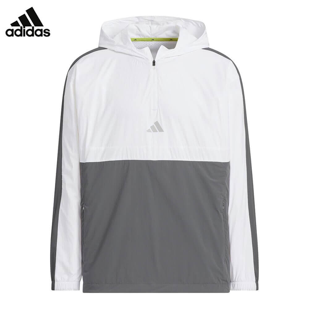 【ブラックフライデー♪全品10％割引クーポン先行配布中！】 アディダス メンズ クオータージップ フード 長袖 プルオーバー JUW87 ゴルフウェア [2025年秋冬モデル]