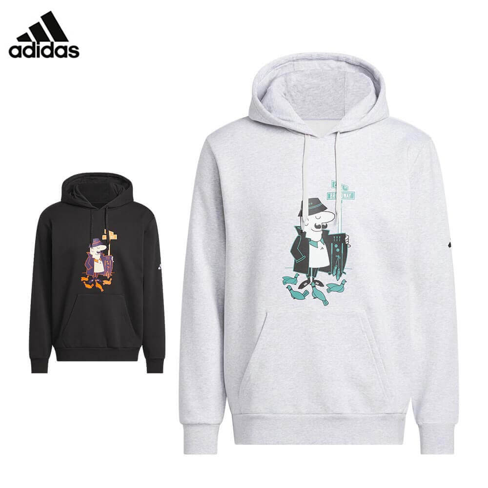 【ブラックフライデー♪全品10％割引クーポン先行配布中！】　アディダス メンズ ビヨンド ザ コース CHIP NYC 長袖 フーディー KKR00 ゴルフウェア [2025年秋冬モデル]