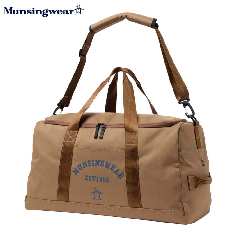 マンシングウェア ユニセックス ディタッチャブル ポーチ ボストンバッグ MG5FBB02M BG00 ベージュ [2025年モデル]