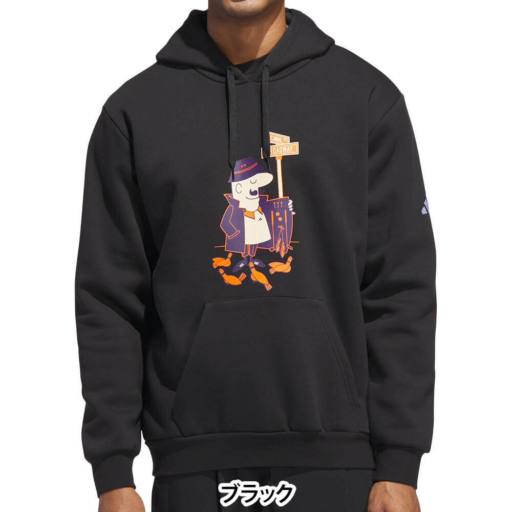 【ブラックフライデー♪全品10％割引クーポン先行配布中！】　アディダス メンズ ビヨンド ザ コース CHIP NYC 長袖 フーディー KKR00 ゴルフウェア [2025年秋冬モデル]