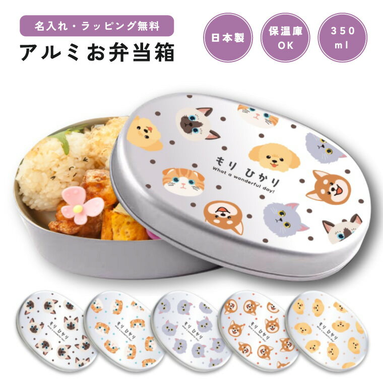 名入れ プレゼント アルミ 弁当箱 子供 ラッピング無料 おしゃれ かわいい 日本製 350ml 幼稚園 保育園 小学校 キッズ アルミ弁当箱 お弁当箱 名前入...