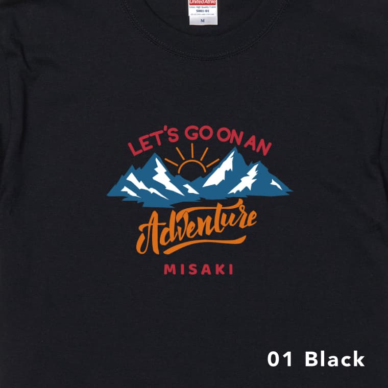 【ギフト対応】 名入れ 推し Tシャツ レディース 半袖 プリント おしゃれ レディースファッション クルーネック 綿100% ブラック ホワイト 5.6オンス プリントtシャツ 名前入れ アウトドア キャンプ イラスト オリジナルtシャツ arigatomart-10006263 名入れギフト ARIGATO MART サンプル画像2