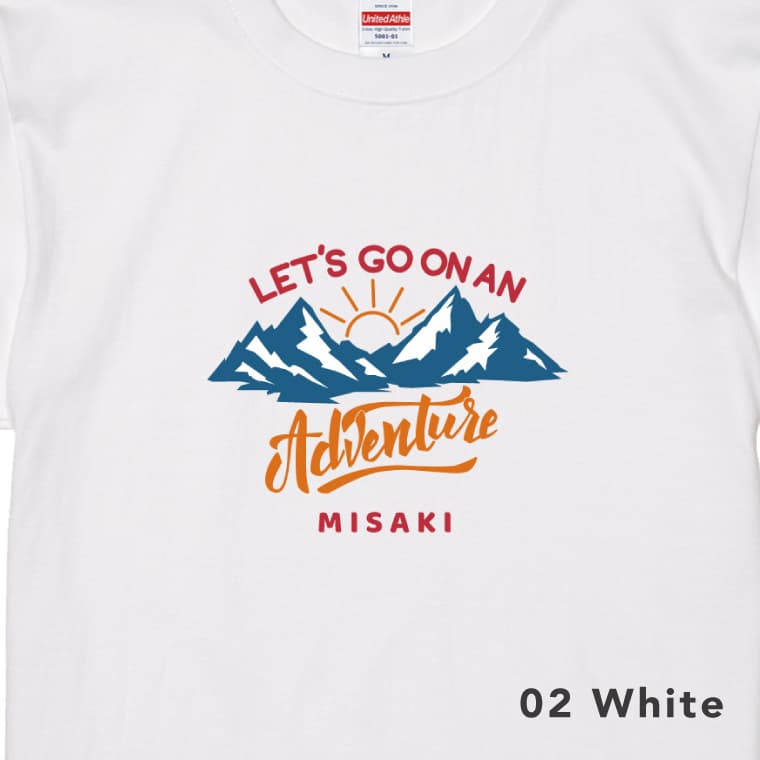 【ギフト対応】 名入れ 推し Tシャツ レディース 半袖 プリント おしゃれ レディースファッション クルーネック 綿100% ブラック ホワイト 5.6オンス プリントtシャツ 名前入れ アウトドア キャンプ イラスト オリジナルtシャツ arigatomart-10006263 名入れギフト ARIGATO MART サンプル画像3