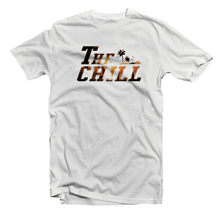 Tシャツ メンズ 半袖 おしゃれ プリント ブラック ホワイト クルーネック 綿100% カジュアル メンズファッション 5.6オンス プリントtシャツ THE CHILL