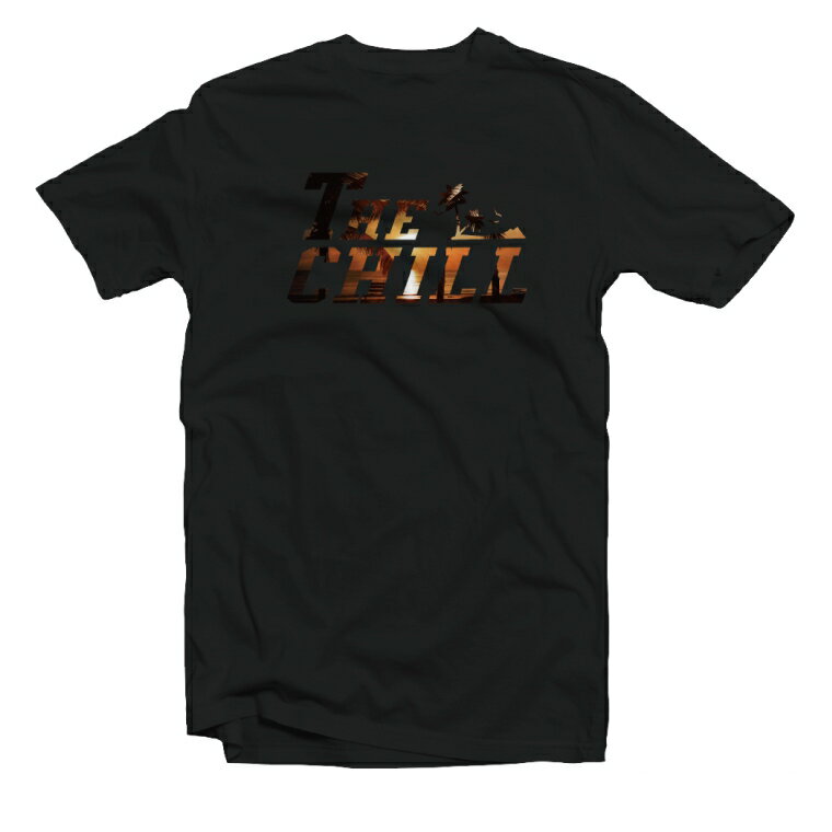 Tシャツ メンズ 半袖 おしゃれ プリント ブラック ホワイト クルーネック 綿100% カジュアル メンズファッション 5.6オンス プリントtシャツ THE CHILL