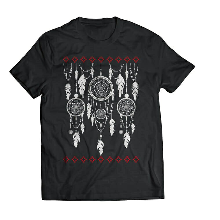 【ギフト対応】 Tシャツ メンズ レディース 半袖 長袖 おしゃれ ネイティブ ネックレス プリント 綿100% 大きいサイズ 小さいサイズ ブラック ホワイト グレー カジュアル ファッション 5.6オンス 白Tシャツ 黒Tシャツ 推し arigatomart-10005643 名入れギフト ARIGATO MART サンプル画像2