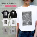 Tシャツ レディース キッズ 半袖 おしゃれ プリント 綿100% 5.6オンス ブラック ホワイト グレー 白Tシャツ 黒Tシャツ 推し カジュアル ファッション フォト 写真 モノクロ 風景 街並み