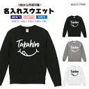 名入れ プレゼント スウェット トレーナー パーカー メンズ レディース キッズ 長袖 Tシャツ ロング ブラック ホワイト グレー おしゃれ ファッション 秋 冬 秋服 冬服 スマイル ニコ ニコちゃん 笑顔