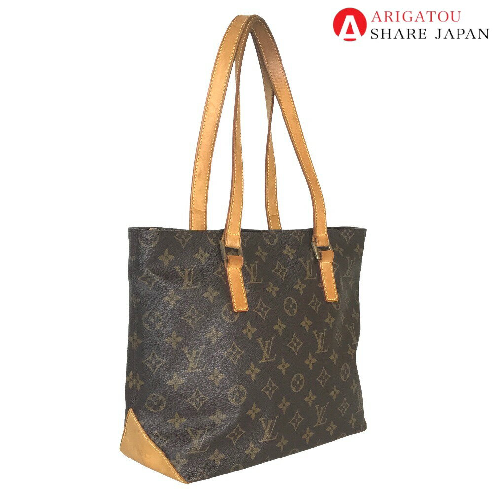 LOUIS VUITTON ルイヴィトン カバ ピアノ スリングバッグ トートバッグ レディース モノグラムキャンバス ブラウン 肩掛け 茶色 M51148 中古品【鑑定済】