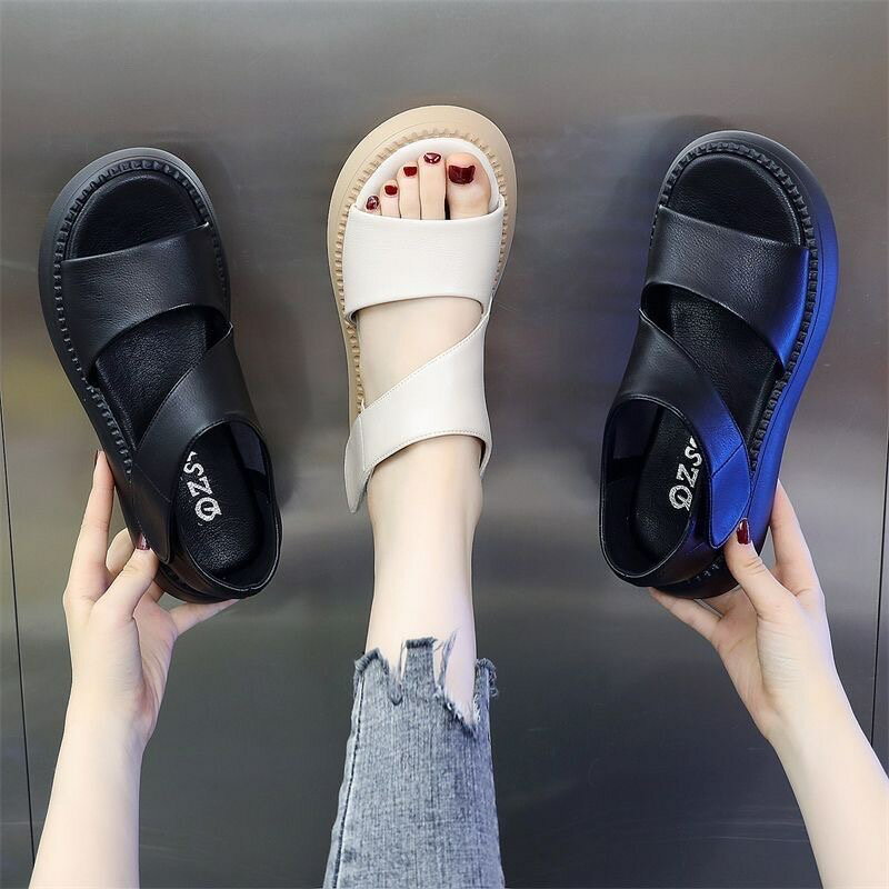 厚底 スポーツサンダル レディース 厚底 サンダル 軽量 通気性 美脚 ウォーキングシューズ 婦人靴 歩きやすい シューズ スリッパ 厚底サンダル スポサン 靴 大人 アウトドア 旅行 ビーチサンダル 厚底 痛くない 靴 夏サンダル ブラック ホワイト