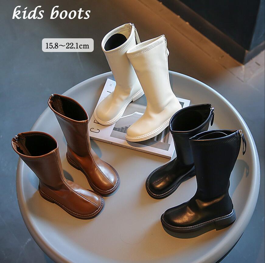 こども ロングブーツ キッズ フォーマルシューズ 靴 ブーツ 女の子 ハーフ ブーツ 子供靴 ブーツ かわ..