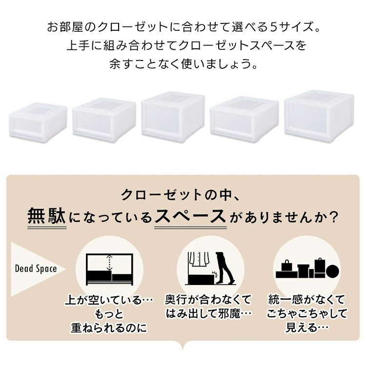 収納ボックス クローゼット【選べるセット数】収納ケース 収納 引出し 収納 ボック...
