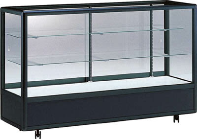 【取寄品】【ナルコ岩井】ナルコ岩井　ゼガロ　平ケース（1800×450×950）シルバー　ZHA6152SL[ナルコ岩井　ショウケース物流保管用品工場用保管設備ショーケース]【TN】【TC】 ss12[10]