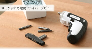 【ポイント5倍★25日迄】電動ドリル 充電式 電動ドライバー RD110 送料無料 ビットセット ドライバー 小型 コンパクト 電動ドライバー 充電式 ホワイト グリーン レッド 小型 DIY 初心者 組み立て 手軽 コードレス ライト付き 新生活 カラーボックス【D】；