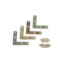 DIYボード用金具【L字 4枚セット】幅5×奥行5×厚さ0.12【アイリスオーヤマ】【結合パーツ】【木材】【板】【組立/日曜大工】【工具/作業用品/機械/大工/現場】