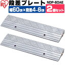 段差プレート 5cm 段差 幅60cm 屋外 2個セット ストレート プラスティック アイリスオーヤマ段差スロープ 段差ステップ スロープ 駐車場 段差解消 車...