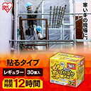 【30枚入り】カイロ 貼る ぽかぽか家族 (10枚×3袋）レギュラーサイズ 貼るカイロ アイリスオーヤマ 使い捨て カイロ 腰 お腹 温め 貼る 防寒 脇 背中 冬 持ち運び 寒さ対策 あったか グッズ 衣服 服 使い捨てカイロ 貼るタイプ