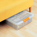 収納ボックス フタ付き 薄型収納ボックス UG-475 幅47.5×奥行45×高さ16.5cm ベッド すき間収納 隙間収納 収納ケース 衣類 収納 衣装ケース...