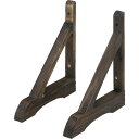 ラティス用スタンド焼磨2個組 WOD-50Yタカショー【ラティス 柱 固定 取付 取り付け 設置 金具 仕切り フェンス ガーデニング 園芸 日よけ エクステリ...