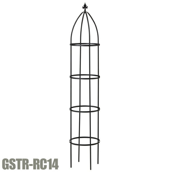G-story オベリスク GSTR-RC14 ブラック【D】【バラ、クレマチスなどのつる性植物に  ...