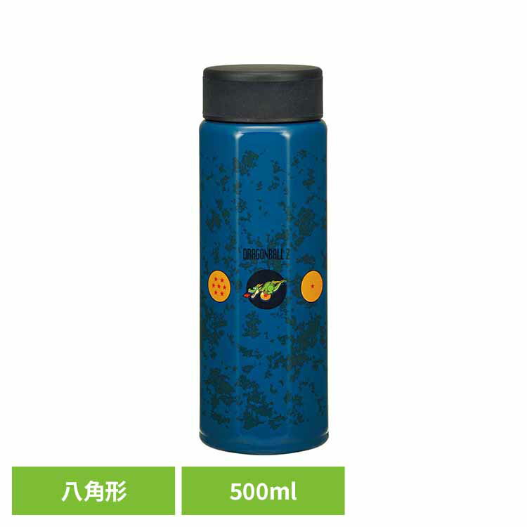 水筒 直飲み 500ml ステンレス 真空二重構造 保温 保冷 八角形 手にフィット 転がりにくい  ...