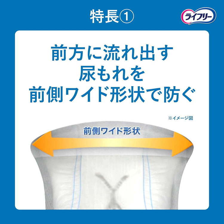 工具ワールド ARIMASのライフリー さわやか男性用安心パッド ユニ・チャーム ライフリー 安心パッド 介護 尿漏れ 男性用 パッド ライフリー 20cc36枚 45cc28枚 80cc26枚 120cc24枚 200cc22枚 250cc18枚｜アングル3