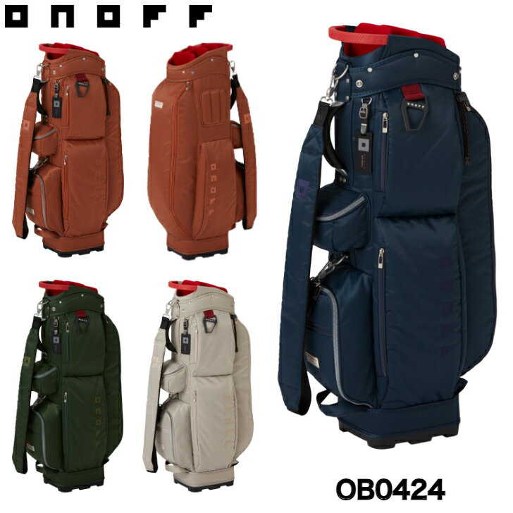 【5 OFFクーポン】【刻印無料】【2024年モデル】オノフ キャディバッグ OB0424 ONOFF CADDIEBAG 【9型 2.8kg 47inch対応】キャディー バッグ