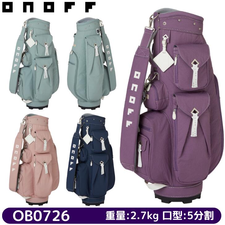 ●ご予約受付中●◇10%offクーポン発行中◇【刻印無料】【2026年モデル】オノフ レディース キャディバッグ OB0726 ONOFF CADDIEBAG ...