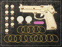 アーテック 木製9連式輪ゴム銃(1個) 夏休み 工作 自由研究 木工作