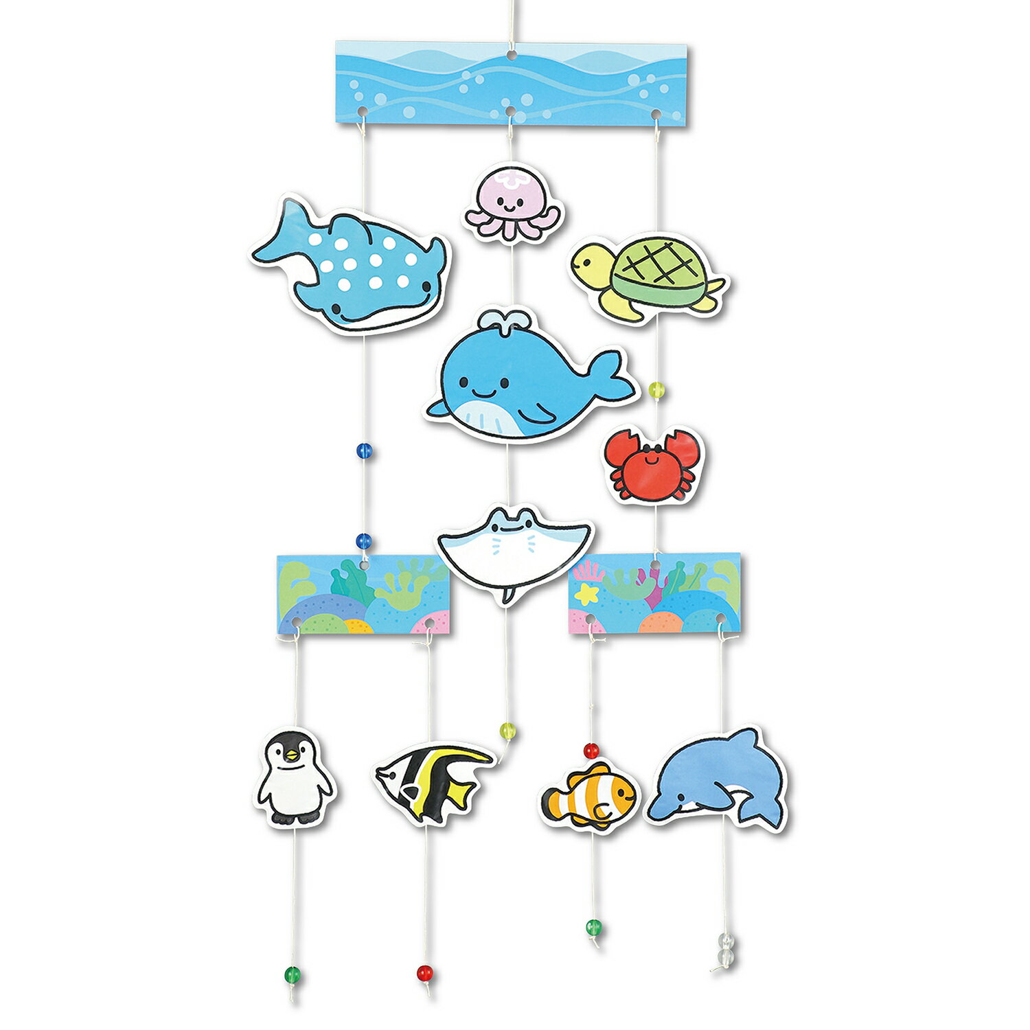 アーテック うみの生き物モビール工作キット 1個 工作 キット 夏休み 自由工作 自由研究 ハンドメイドのサムネイル