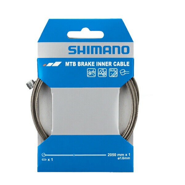 シマノ MTB SUS ブレーキ インナーケーブル 2050mm 自転車 ゆうパケット/ネコポス送料無料