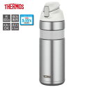 THERMOS サーモス FFQ-600 真空断熱ストローボトル 600cc ホワイト 自転車用