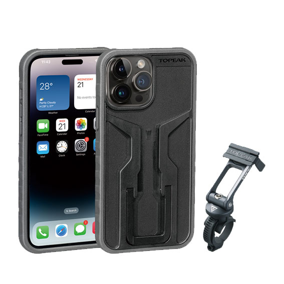 TOPEAK トピーク RideCase ライドケース iPhone 14 Pro Max セット スマホケース 自転車 送料無料 一部地域を除く