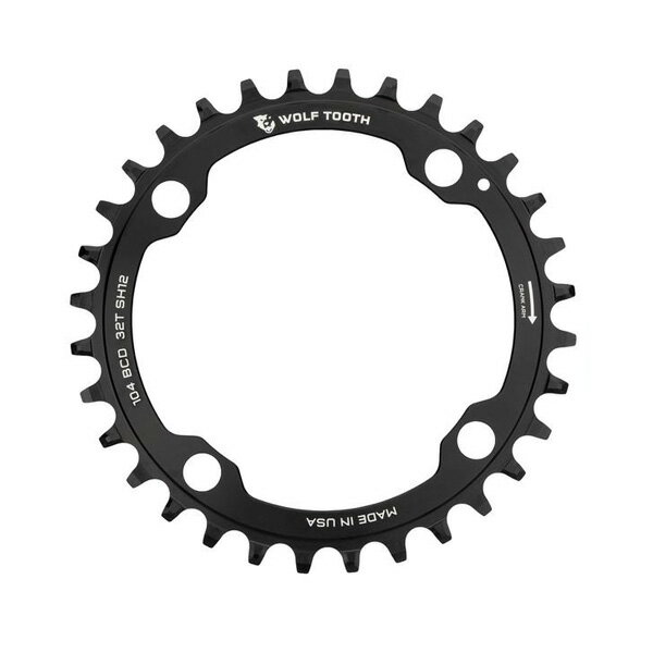 Wolf Tooth ウルフトゥース 104 BCD Chainring for Shimano 12 spd 36T チェーンリング シマノ 自転車 ..