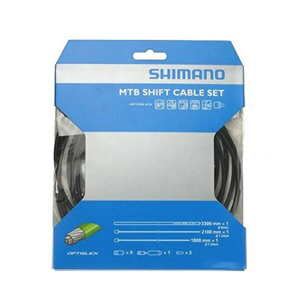 SHIMANO シマノ MTB用 オプティスリック シフトケーブルセット ブラック OPTISLICK 自転車 ゆうパケット/ネコポス送料無料