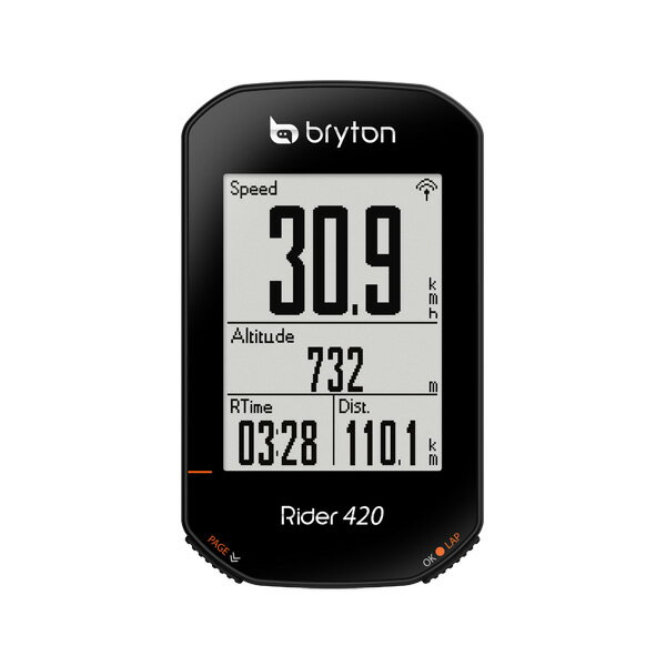 Bryton ブライトン Rider420E 本体セット 自転車 サイクルコンピューター 送料無料 一部地域を除く
