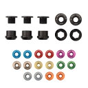 Wolf Tooth ウルフトゥース Set of 5 Chainring Bolts+Nuts for 1X - 5 pcs. 6mm チェーンリング ボルト ナット 5セット 自転車 ゆうパケット/ネコポス送料無料