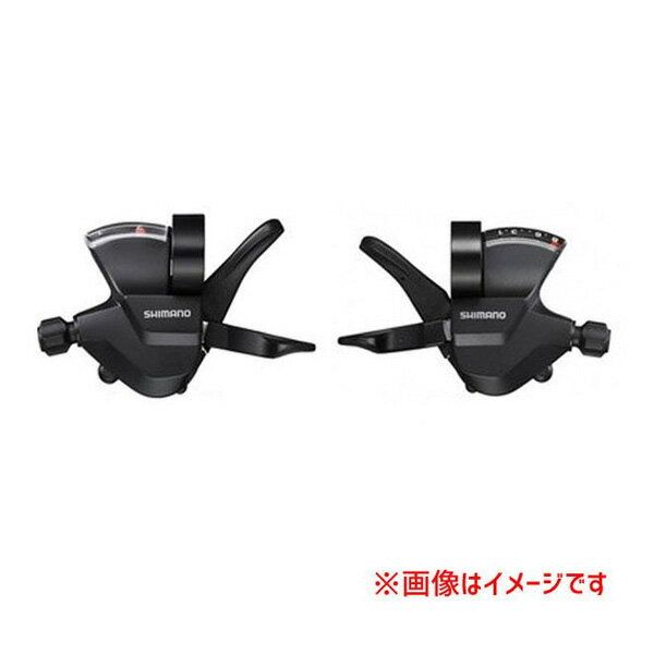 商&nbsp;品&nbsp;詳&nbsp;細スリムなメインレバーボディハンドルバーの下に配置されたギアディスプレイ画像はイメージです。商品名シフトレバー左右セットコードフロントダブル用：ASLM3152LBリア7段用：ESLM3157RAリア8段用：ESLM3158RAフロントトリプル用：ESLM315LBセット内容/付属品インナーケーブル付属インナーケーブルキャップ付属シフタータイプラピッドファイヤープラス レバー マウント方式ノーマルクランプJANコードASLM3152LB：4550170447540 ESLM3157RA：4550170447526ESLM3158RA：4550170447533ESLM315LB：4550170447502