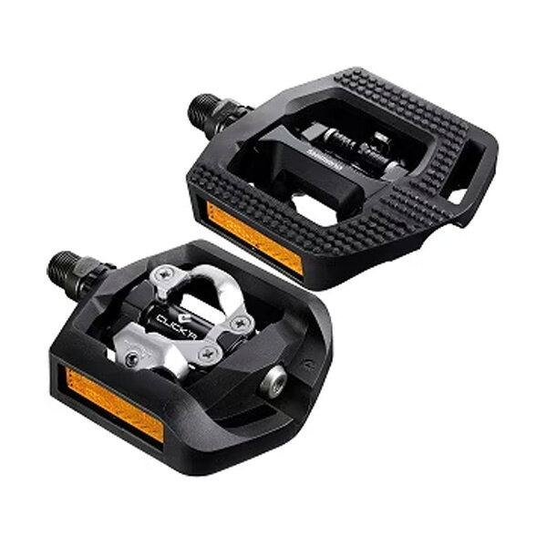 シマノ ペダル PD-T421 片面SPD クリッカー リフレクター付 自転車 送料無料 一部...