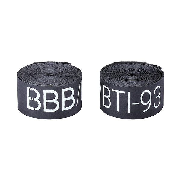 商&nbsp;品&nbsp;詳&nbsp;細はめ込み式リムテープ。2個セット。●BBBは、プロフェショナルからレクリエーショナルまで、すべてのサイクリストのライドと共にあるオランダ ブランド。オランダの本社で生み出される新商は、自らがサイクリストでもある開発者が理想のサイクリングアイテムを追求しBBBの開発からセールスまで、全員が熱狂的なサイクリストです。●強力ナイロン素材のハイプレッシャーリムテープ。●適度な伸縮性で密着し確実にフィット。●バルブを通すホール付き。●2本セット。商品名BBB ビービービー リムテープ BTI-93サイズ26"×18mm/840×18mm カラーブラック参考重量17g適用モデル仕様MTBJANコード8716683020694